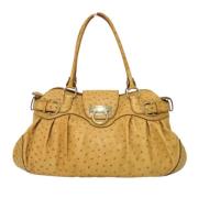 Pre-owned Leather handbags Salvatore Ferragamo Pre-owned , Brown , Dam...