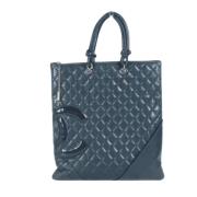 Pre-owned Leather chanel-bags Chanel Vintage , Black , Dames