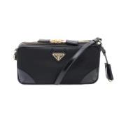 Pre-owned Leather prada-bags Prada Vintage , Black , Dames