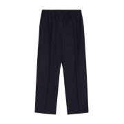 Flanellen Comfortbroek met Elastische Taille Max Mara Weekend , Blue ,...