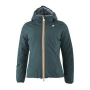 Eco Double Lily Gewatteerde Jas K-Way , Green , Dames