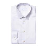 Klassieke Signature Twill Overhemd Eton , White , Heren