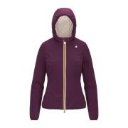 Omkeerbare Warme Lily Jas K-Way , Purple , Dames