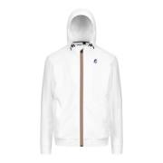 Fleece Pullover Jas K-Way , White , Heren