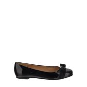 Varina Platte Ballerina Schoenen Salvatore Ferragamo , Black , Dames