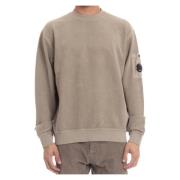 Unieke Crewneck Sweater met Stijlvolle Details C.p. Company , Beige , ...