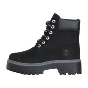 Zwarte Stone Street Laarzen Timberland , Black , Dames