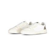 Gouden leren sneaker met elegantie Axel Arigato , White , Dames