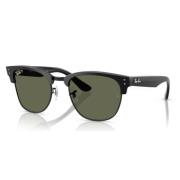 Clubmaster Reverse Zonnebril Zwart/Groen Ray-Ban , Green , Unisex