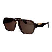 Stijlvolle zonnebril met model 0Dg4464 Dolce & Gabbana , Brown , Heren