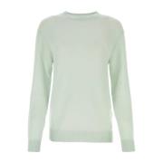 Mintgroene Wollen Trui Jil Sander , Green , Dames