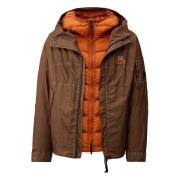 Omkeerbare Gore-Tex Jas met Dons C.p. Company , Brown , Heren