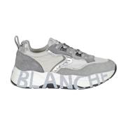 Casual Sneakers in Trendy Stijl Voile Blanche , Gray , Dames