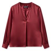 Satin Blouse MOS Mosh , Red , Dames