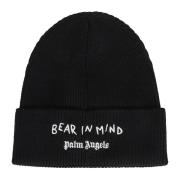 Beer Beanie Hoeden Collectie Palm Angels , Black , Heren