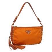 Pre-owned Nylon prada-bags Prada Vintage , Orange , Dames