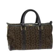 Pre-owned Canvas handbags Celine Vintage , Brown , Dames