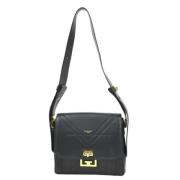 Pre-owned Leather shoulder-bags Givenchy Pre-owned , Black , Dames