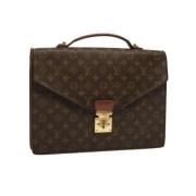 Pre-owned Canvas louis-vuitton-bags Louis Vuitton Vintage , Brown , Da...