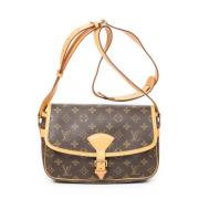 Pre-owned Canvas shoulder-bags Louis Vuitton Vintage , Brown , Dames