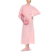 Roze Georgette Stretch Maxi Jurk Philosophy di Lorenzo Serafini , Pink...