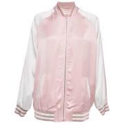 Pre-owned Satin outerwear Yves Saint Laurent Vintage , Pink , Dames