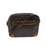 Pre-owned Canvas louis-vuitton-bags Louis Vuitton Vintage , Brown , Da...