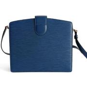 Pre-owned Leather crossbody-bags Louis Vuitton Vintage , Blue , Dames