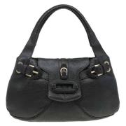 Pre-owned Leather handbags Jimmy Choo Pre-owned , Black , Dames