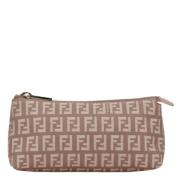 Pre-owned Canvas handbags Fendi Vintage , Beige , Dames