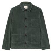 Groene Corduroy Werkjas La Paz , Green , Heren