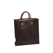 Pre-owned Canvas louis-vuitton-bags Louis Vuitton Vintage , Brown , Da...