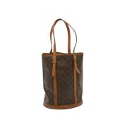 Pre-owned Canvas louis-vuitton-bags Louis Vuitton Vintage , Brown , Da...