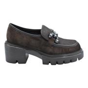 Donkerbruine Veterschoenen Jeannot , Brown , Dames