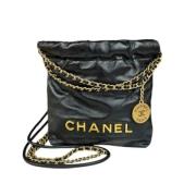 Pre-owned Fabric chanel-bags Chanel Vintage , Black , Dames