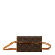 Pre-owned Canvas louis-vuitton-bags Louis Vuitton Vintage , Brown , Da...