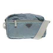 Pre-owned Leather prada-bags Prada Vintage , Blue , Dames