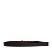 Bruin Leren Riem Stijlvolle Herenaccessoire Orciani , Brown , Heren