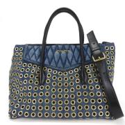 Pre-owned Denim handbags Miu Miu Pre-owned , Blue , Dames