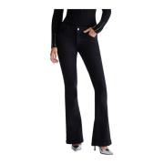 Flare Jeans met Vijf Zakken Liu Jo , Black , Dames