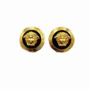 Pre-owned Metal earrings Versace Pre-owned , Yellow , Dames