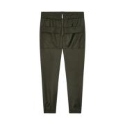 Zachte gabardine joggerbroek Dondup , Green , Dames