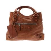 Pre-owned Leather balenciaga-bags Balenciaga Vintage , Brown , Dames