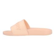 Rubber sandals Burberry , Pink , Dames