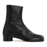 Zwarte Split-Teen Enkellaarzen voor Mannen Maison Margiela , Black , H...