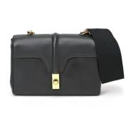 Pre-owned Leather celine-bags Celine Vintage , Black , Dames