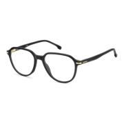 Mat Zwart Goud Brilmontuur Carrera , Black , Unisex