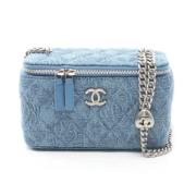 Pre-owned Denim chanel-bags Chanel Vintage , Blue , Dames