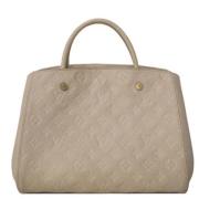 Pre-owned Leather louis-vuitton-bags Louis Vuitton Vintage , Beige , D...