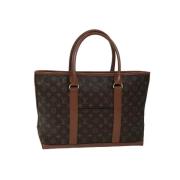 Pre-owned Canvas louis-vuitton-bags Louis Vuitton Vintage , Brown , Da...